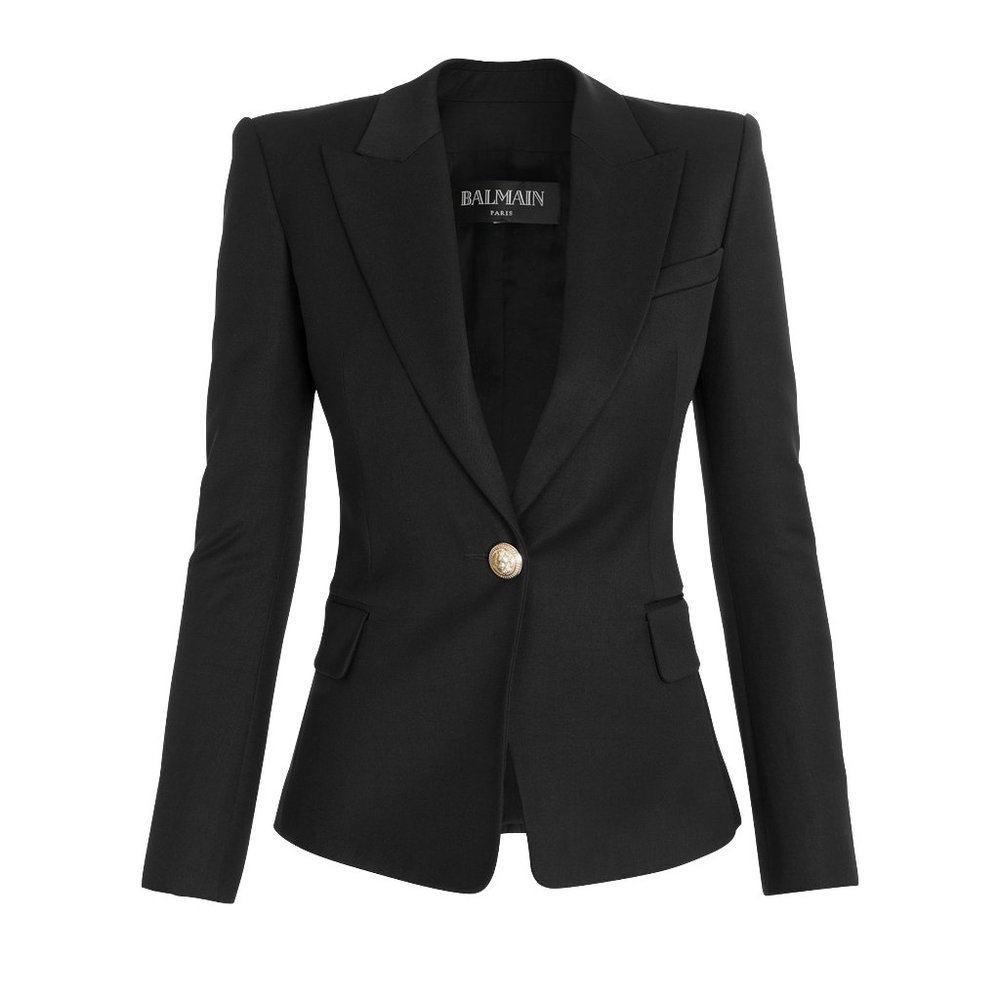 Balmain Paris One-Button Blazer
